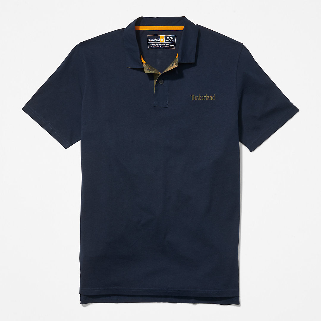 Outdoor Heritage Polo Shirt for Men in Navy Timberland Outlet