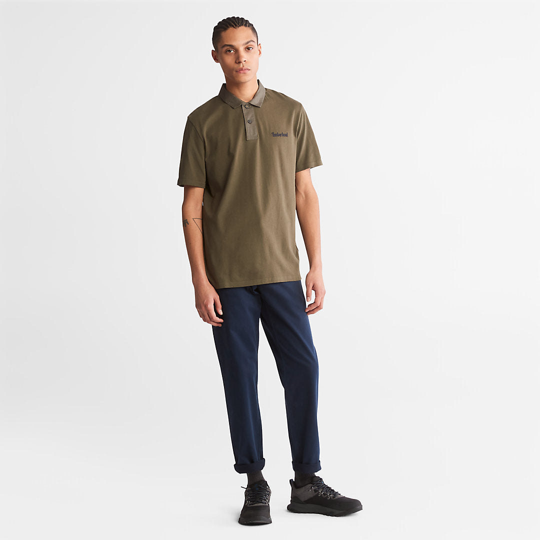 Outdoor Heritage Polo Shirt for Men in Dark Green Timberland Online