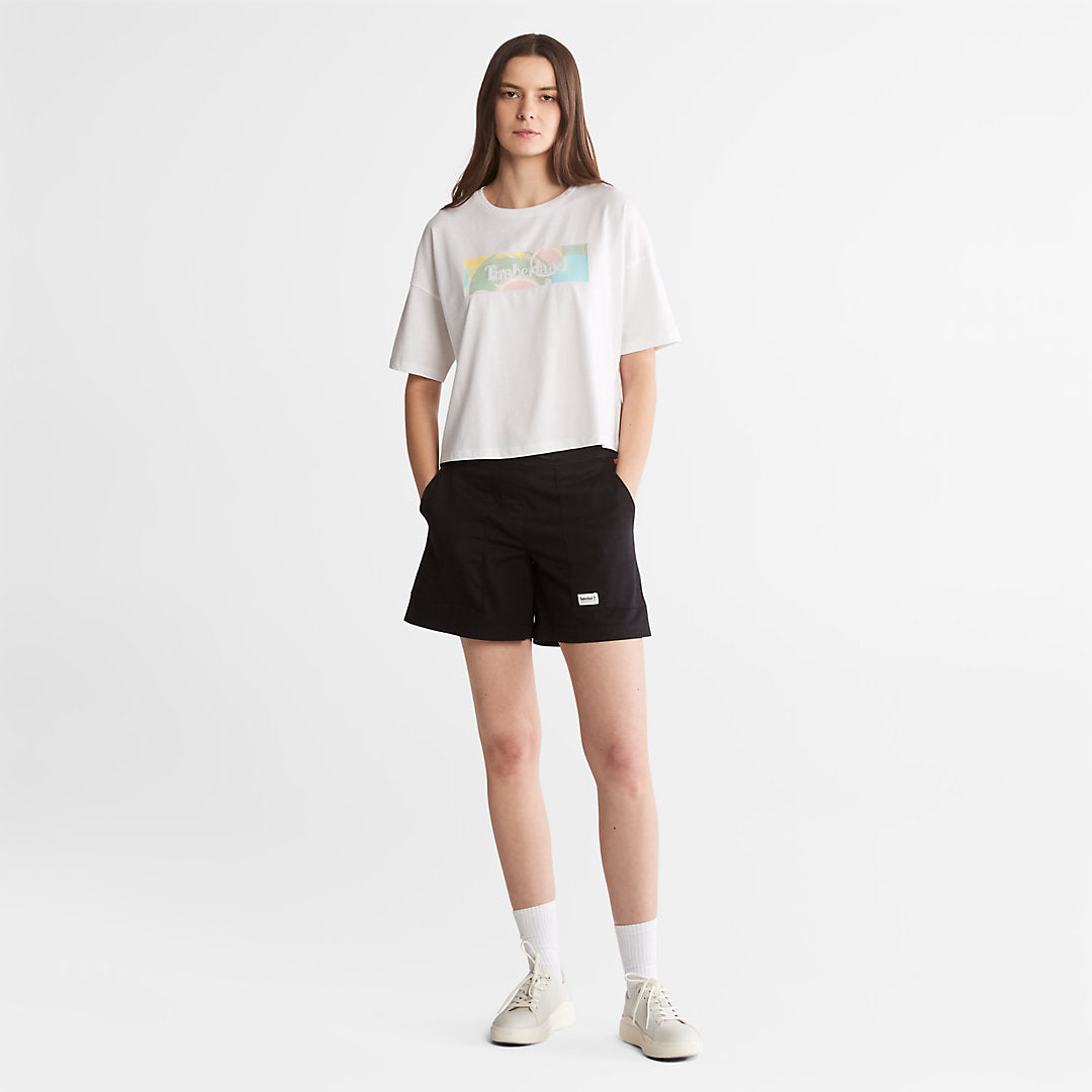 Pastel T-Shirt for Women in White Timberland Outlet