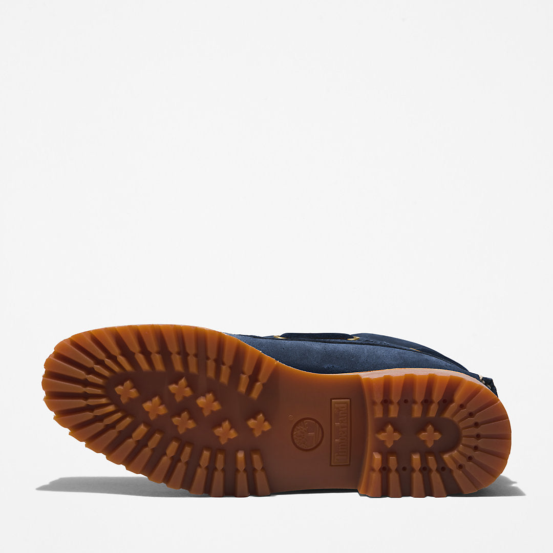Timberland® 3-Eye Lug Handsewn Boat Shoe for Men in Navy Timberland US