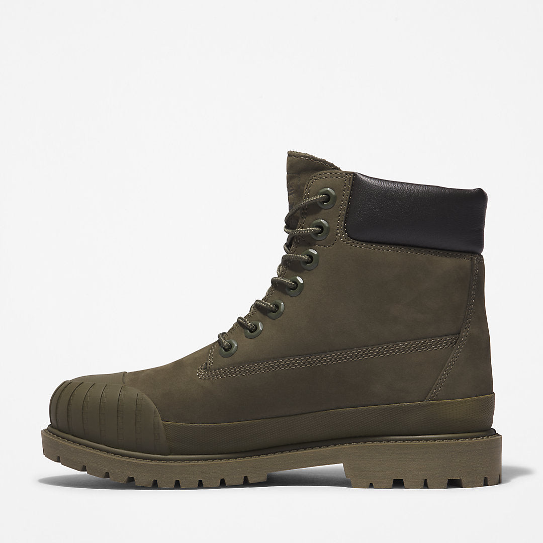 Bee Line x Timberland® 6 Inch Rubber Toe Boot for Women in Dark Green Timberland US