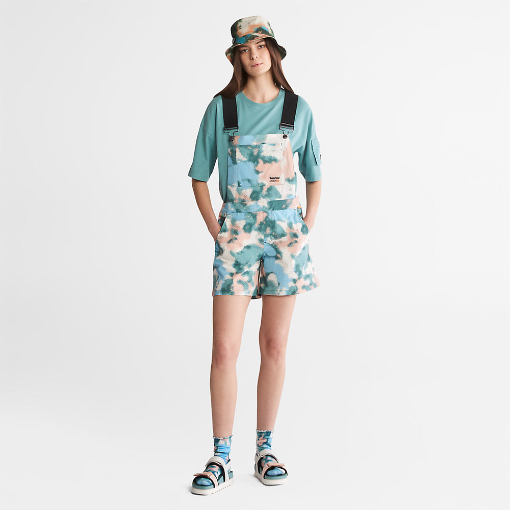 Dungaree Shorts for Women in Summer Print Timberland US