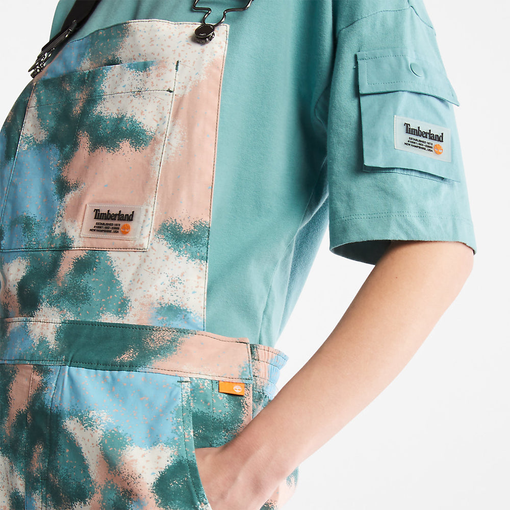 Dungaree Shorts for Women in Summer Print Timberland US