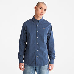 Microprint Shirt for Men in Blue Timberland US
