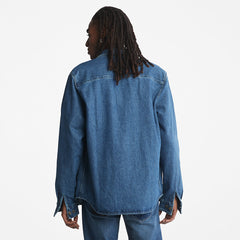 Outdoor Heritage Denim EK+ Overshirt for Men in Light Blue Timberland Sale