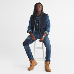 Outdoor Heritage Denim EK+ Overshirt for Men in Light Blue Timberland Sale
