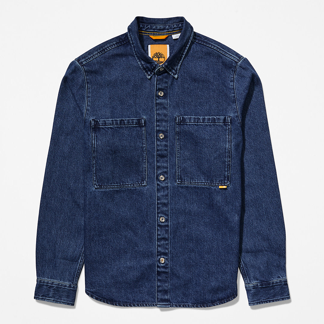 Outdoor Heritage Denim EK+ Overshirt for Men in Indigo Timberland Discount