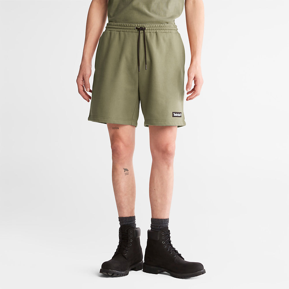 All Gender Sweatshorts in Green Timberland US