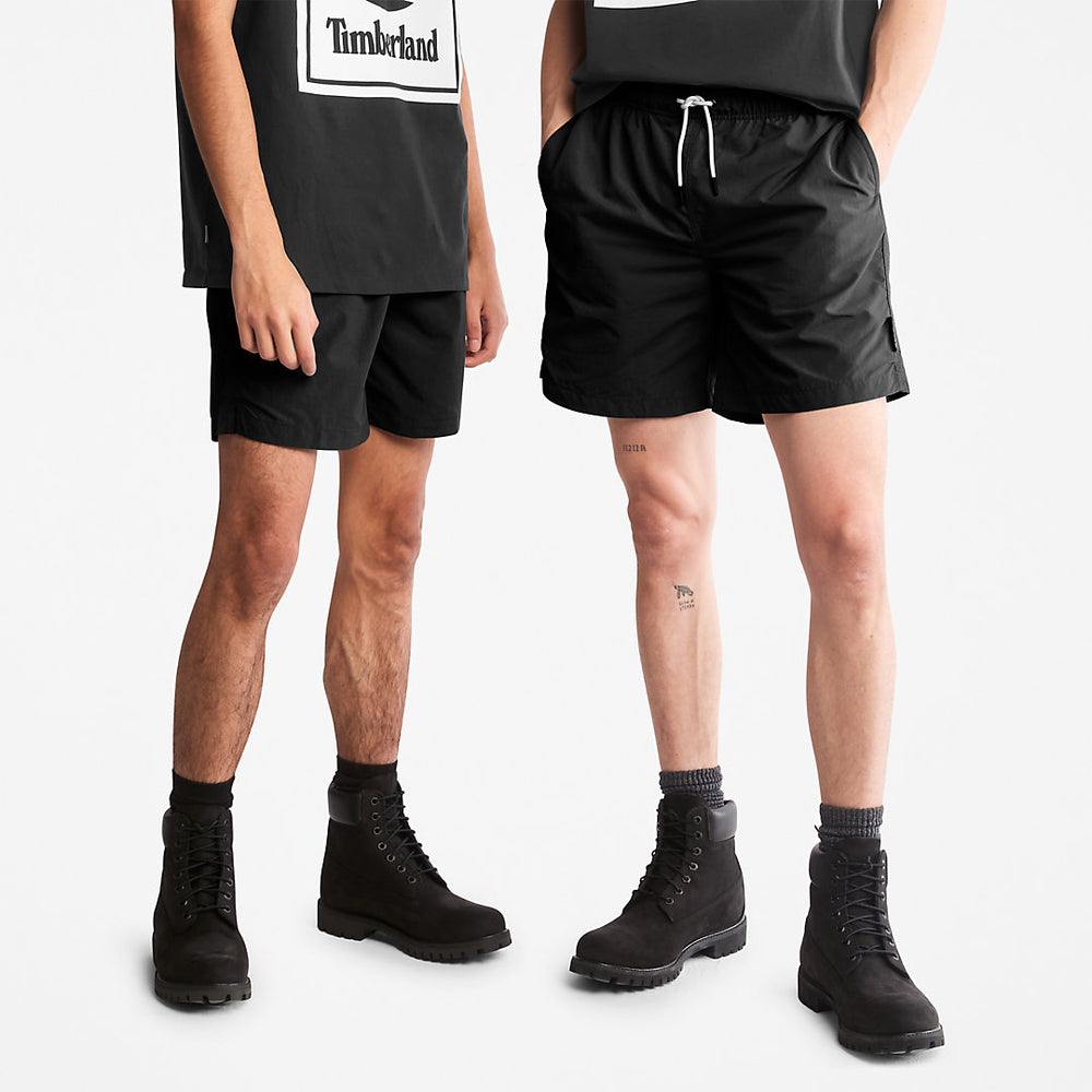 All Gender Windbreaker Shorts in Black Timberland For Sale
