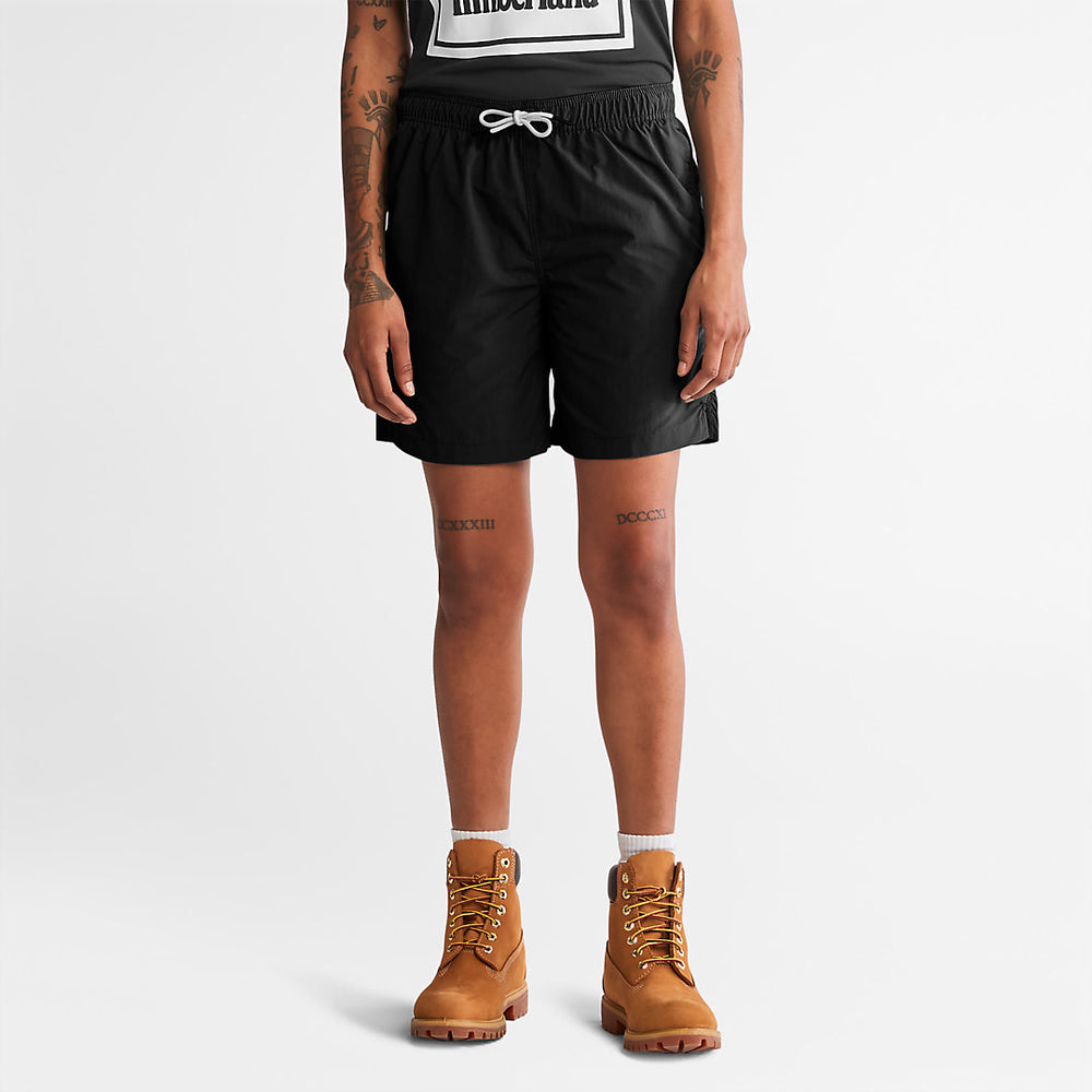 All Gender Windbreaker Shorts in Black Timberland For Sale