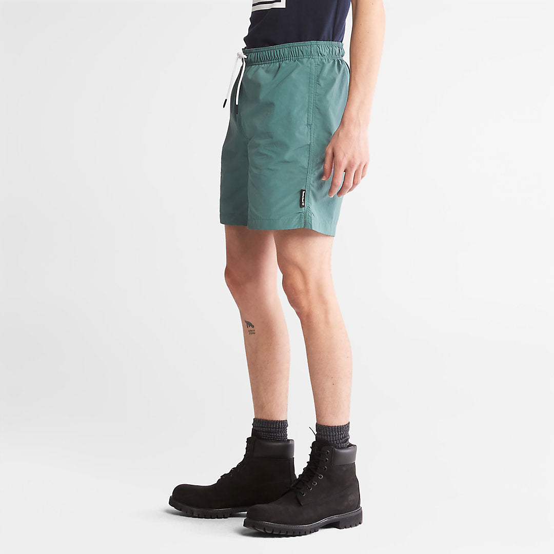 All Gender Windbreaker Shorts in Green Timberland Outlet