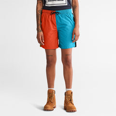 All Gender Windbreaker Shorts in Orange Timberland Online
