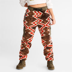 Bee Line x Timberland® Fleece Bottoms in Red Timberland On Sale