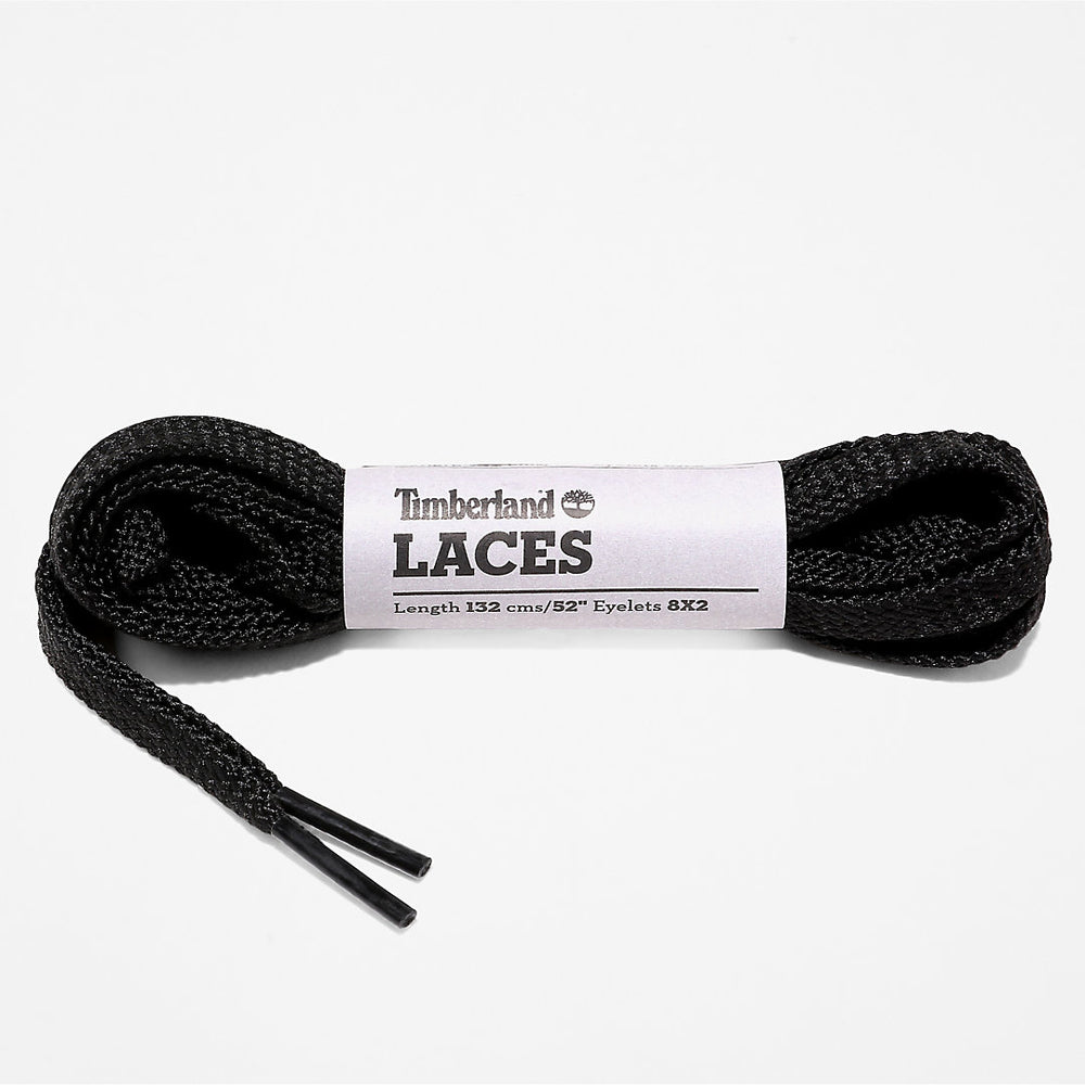132cm/52” Flat Replacement Laces in Black Timberland Discount